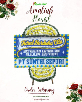 Papan Bunga Duka di Girian Bawah